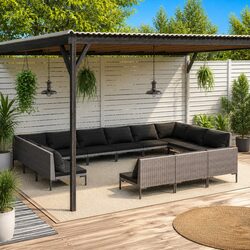 Your Outdoor Oasis: 13 Piece Garden Lounge Set