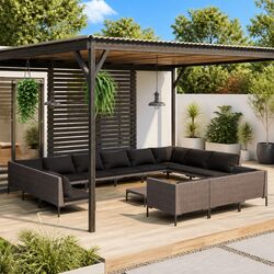 Friendly 14 Piece Garden Lounge Set with Cushions