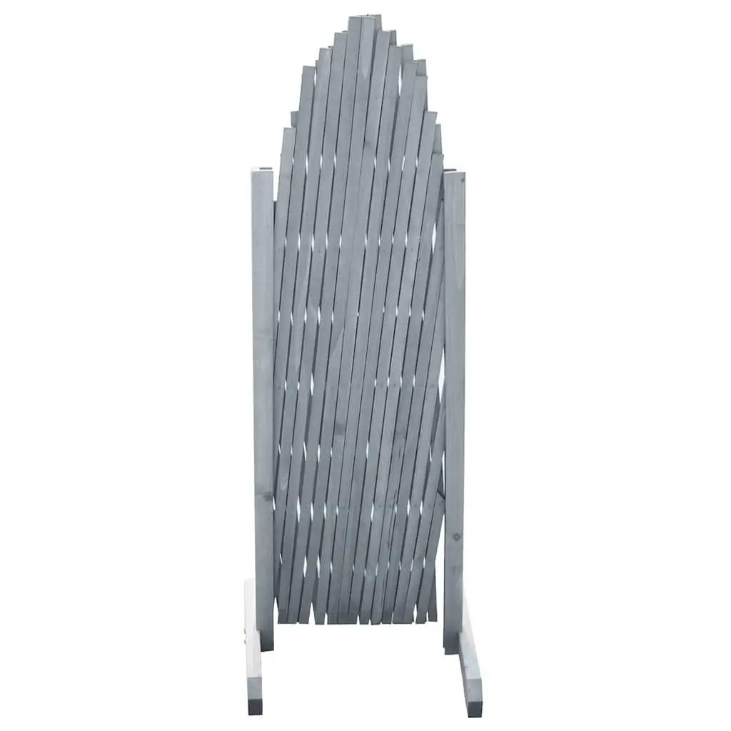 Expandable Wooden Trellis Fence Panel Grey Firwood 1.8m Garden Privacy Screen