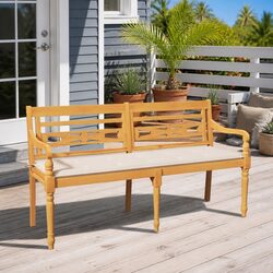 Your Comfortable 150 cm Outdoor Bench Awaits