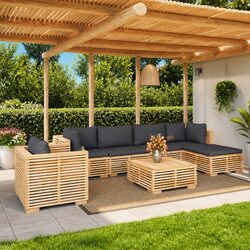 Make Your Outdoor Space Inviting with This Lounge Set