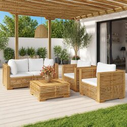 Make Your Outdoor Area Inviting with Our Teak Set