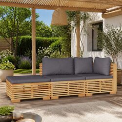 Create a Cozy Outdoor Retreat with 3 Piece Lounge Set