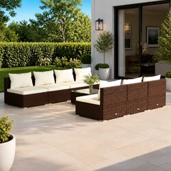 Your New 8 Piece Modular Garden Lounge Set Awaits