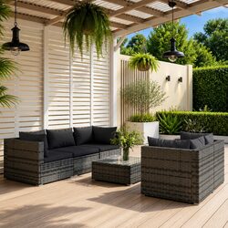 Create a Cozy Outdoor Space with 6 Piece Lounge Set