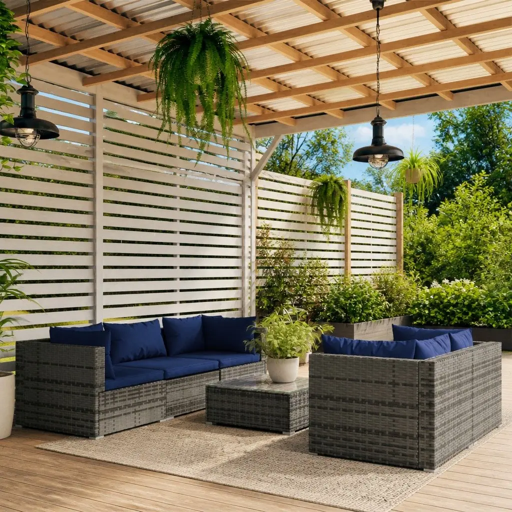 6-Piece Lounge Set for Outdoor Enjoyment