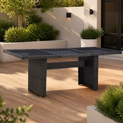 Your New Favorite Black Dining Table for the Patio