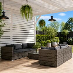 Your New Favorite 7 Piece Garden Lounge Set Awaits