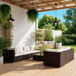Your New 8 Piece Outdoor Lounge Set with Cushions