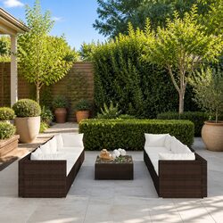 Create Your Perfect Patio with This 9 Piece Lounge Set