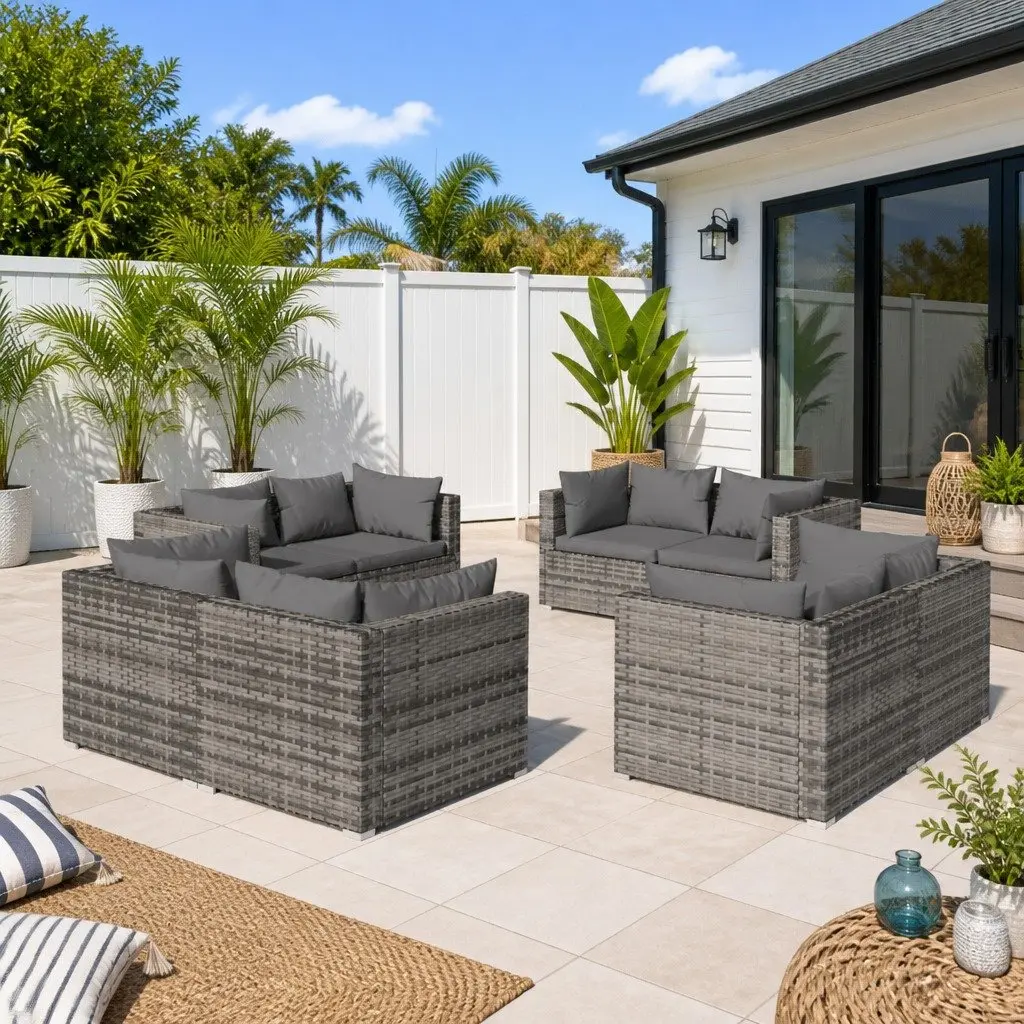 8-Piece Modular Garden Lounge Set