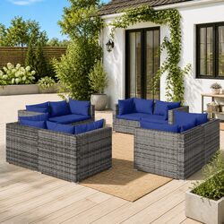 You’ll Love This 8-Piece Modular Garden Lounge Set