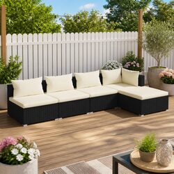 Your New Favorite 5 Piece Garden Lounge Set Awaits