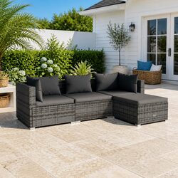 Your Perfect 4 Piece Outdoor Lounge Set Awaits!
