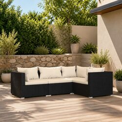 Your Perfect Outdoor Lounge Set - 4-Piece Modular Design