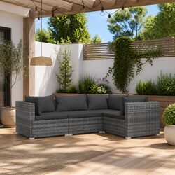 Your New Favorite 4 Piece Garden Lounge Set Awaits