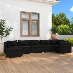 Your Friendly 7 Piece Garden Lounge Set with Cushions