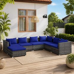 Get Comfortable with the 7-Piece Garden Lounge Set
