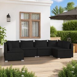 Your Ideal 6 Piece Poly Rattan Garden Lounge Set