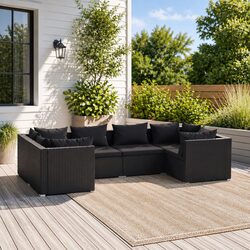 Friendly 6 Piece Outdoor Lounge Set for Relaxation