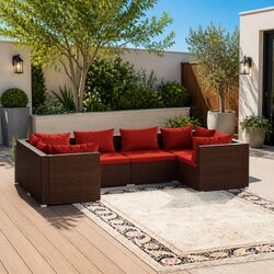 Your Friendly 6 Piece Outdoor Lounge Set Awaits