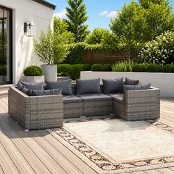 Your Outdoor Haven: Modular Garden Lounge Set with Cushions