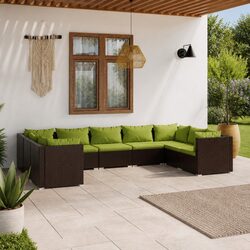 Friendly 9-Piece Outdoor Lounge Set for Relaxation
