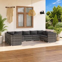 A Friendly Choice: 9 Piece Garden Lounge Set