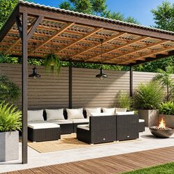 Friendly 9-Piece Garden Lounge Set for Your Outdoor Area