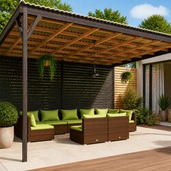 Friendly 9 Piece Garden Lounge Set for Your Patio
