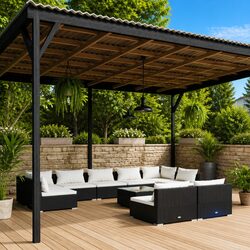 Your Outdoor Companion: 10 Piece Garden Lounge Set