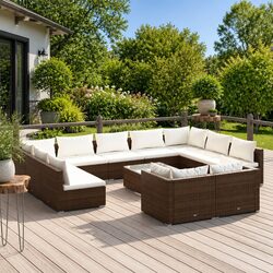 Your New Outdoor Essential: 12-Piece Garden Lounge Set