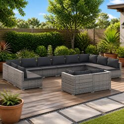 Your Perfect 12-Piece Outdoor Lounge Set Awaits