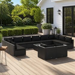 Your Outdoor Space Awaits: 13 Piece Lounge Set