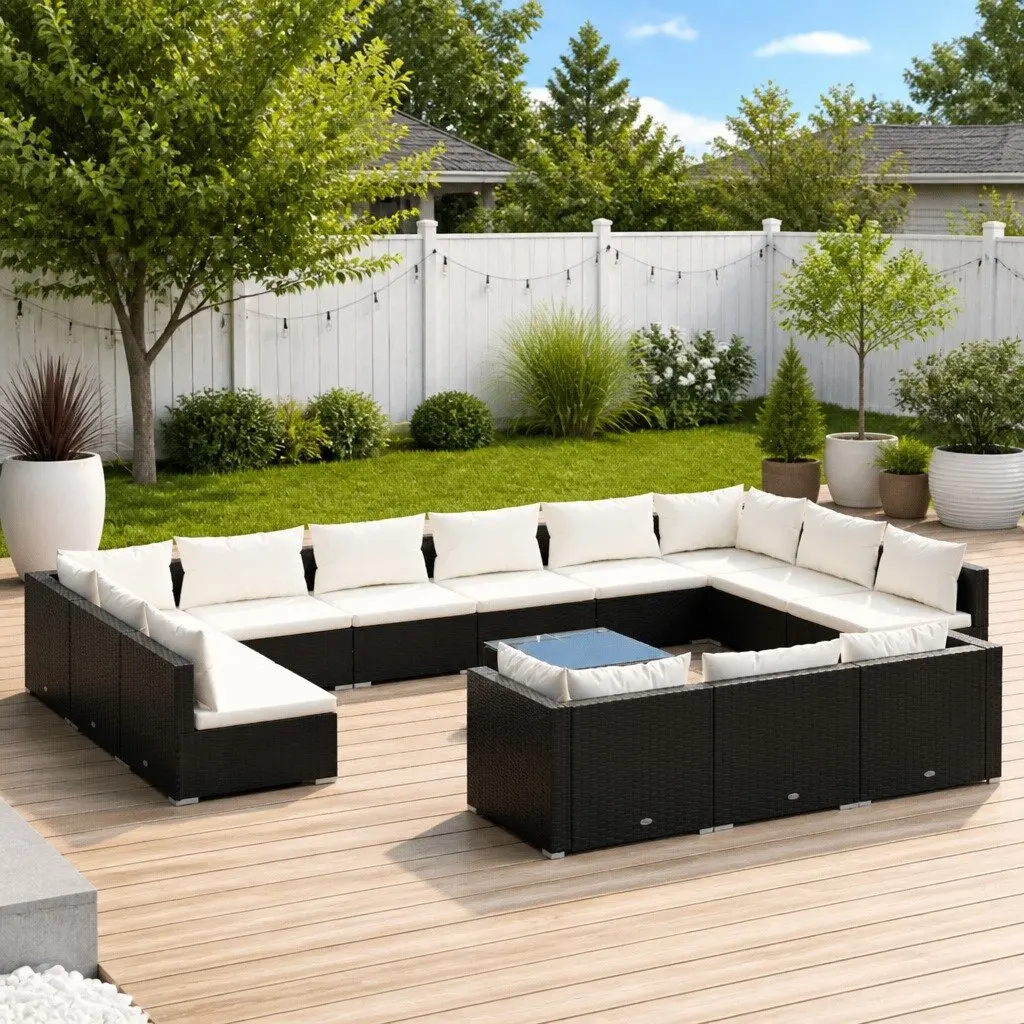 14 Piece Modular Outdoor Lounge Set