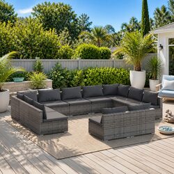 11 Piece Garden Lounge Set for Your Outdoor Needs