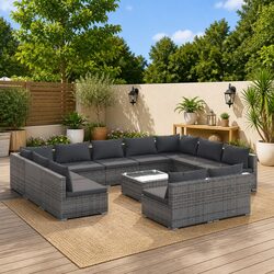 Your Perfect Outdoor Lounge Set: 12 Pieces Available
