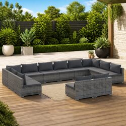 Your Ideal 12 Piece Garden Lounge Set Awaits