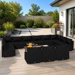 Get Cozy Outdoors with a 13-Piece Lounge Set