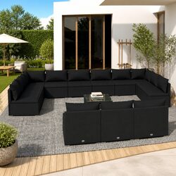 Friendly 14 Piece Garden Lounge Set Perfect for Relaxation
