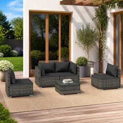 Create Your Outdoor Haven with This 5-Piece Lounge Set