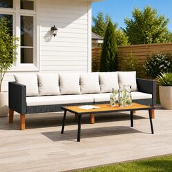 Your Ideal Outdoor 3-Seater Sofa with Cushions