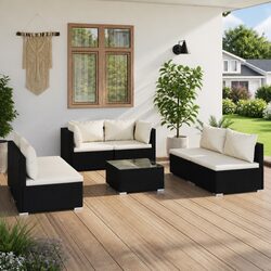 Friendly 7 Piece Outdoor Lounge Set with Removable Cushions