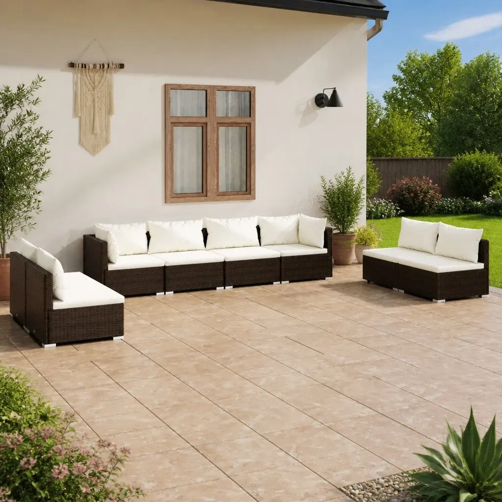 8-Piece Outdoor Lounge Set for Relaxation