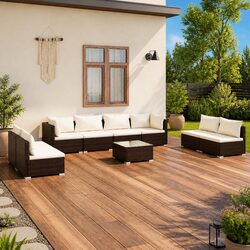 Your Perfect 9-Piece Outdoor Lounge Set Awaits