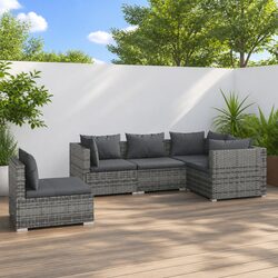 Friendly 5 Piece Lounge Set for Your Outdoor Enjoyment