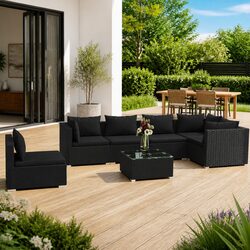 Your Perfect 7-Piece Modular Garden Lounge Set
