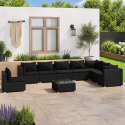 Make Outdoor Time Enjoyable with a 9-Piece Lounge Set