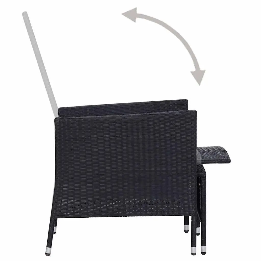 Garden Lounge Set with Tea Table