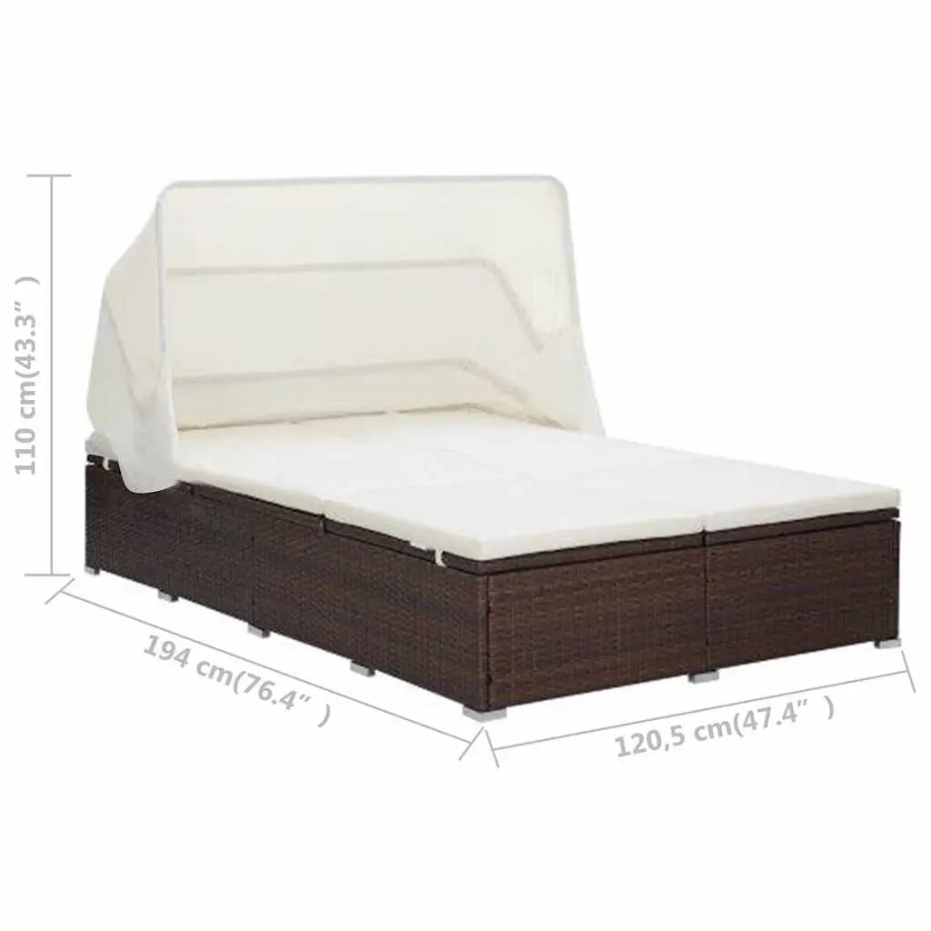 2-Person Sunbed for Relaxation and Fun